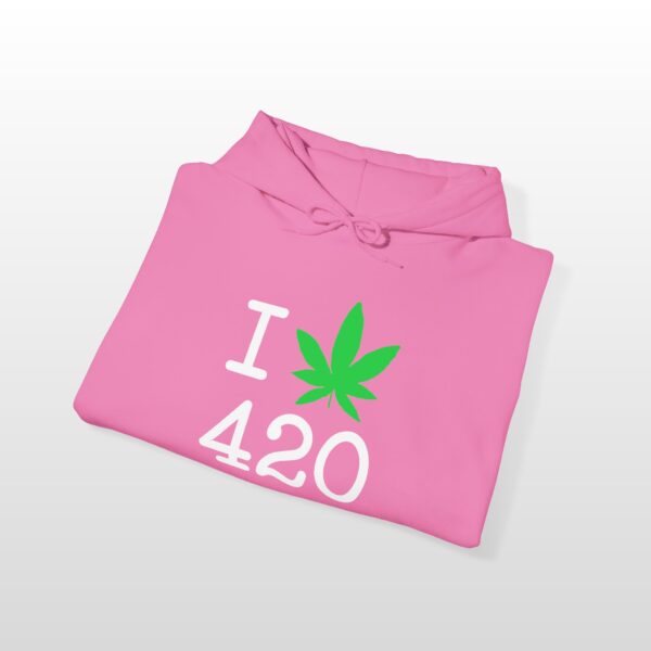 I Love 420 Stoner Hoodie - Image 9
