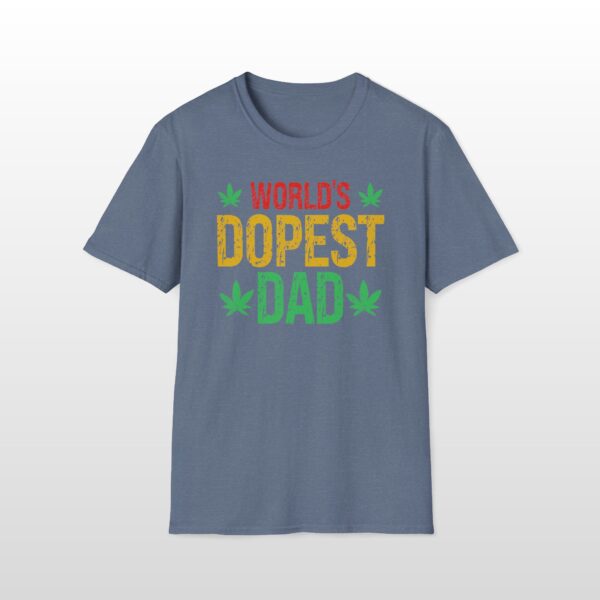 World's Dopest Dad 420 Tee - Image 4
