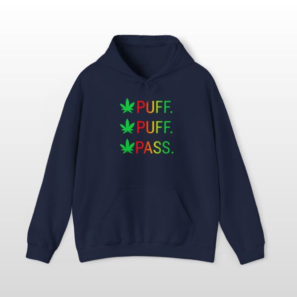 Puff Puff Pass 420 Stoner Hoodie - Image 4