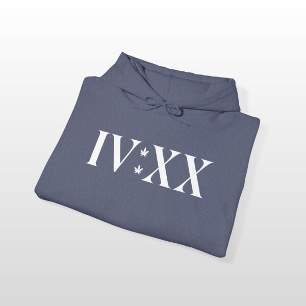 Roman Numerals 420 Stoner Hoodie - Image 9