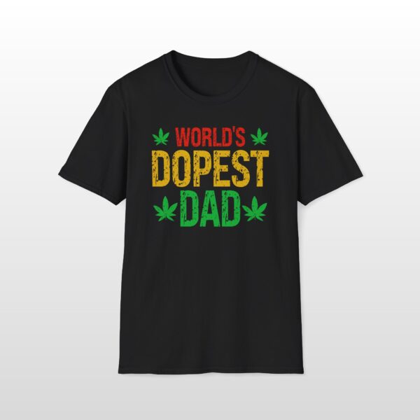 World's Dopest Dad 420 Tee - Image 2