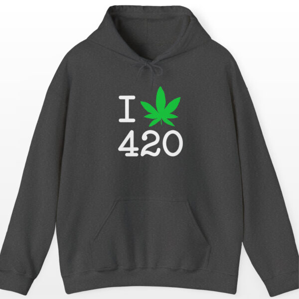 I Love 420 Stoner Hoodie