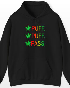 Puff Puff Pass 420 Stoner Hoodie