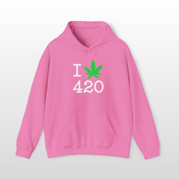 I Love 420 Stoner Hoodie - Image 8