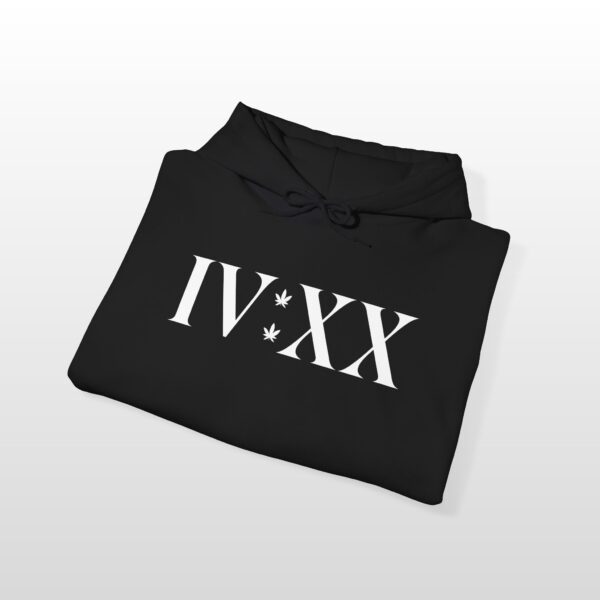 Roman Numerals 420 Stoner Hoodie - Image 3