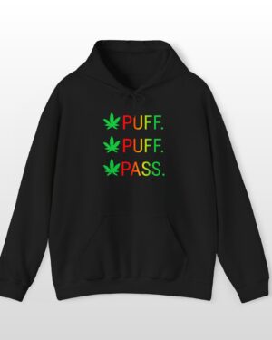 Puff Puff Pass 420 Stoner Hoodie