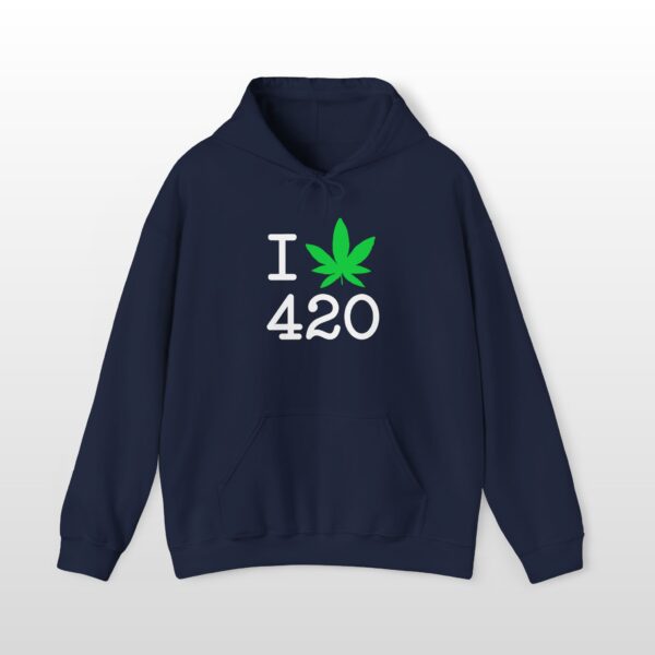 I Love 420 Stoner Hoodie - Image 4