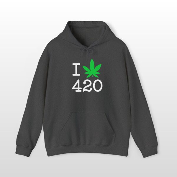 I Love 420 Stoner Hoodie - Image 6