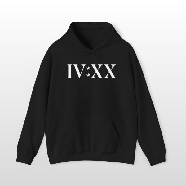 Roman Numerals 420 Stoner Hoodie - Image 2
