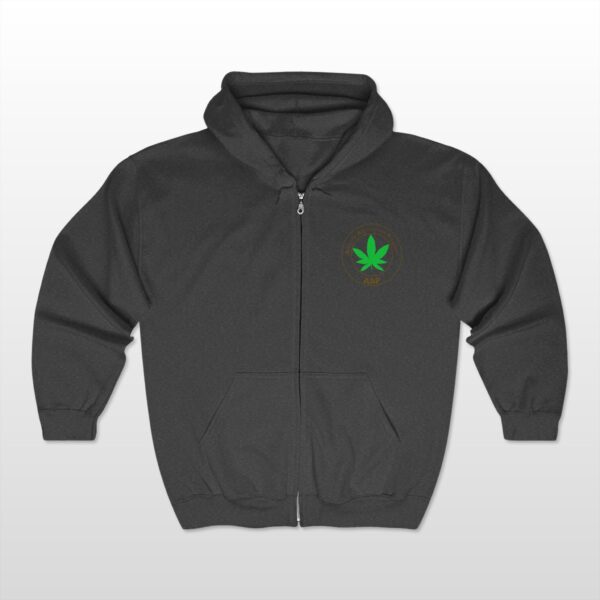 follow the program aap original pocket logo 2 sided full zip hooded sweatshirt
