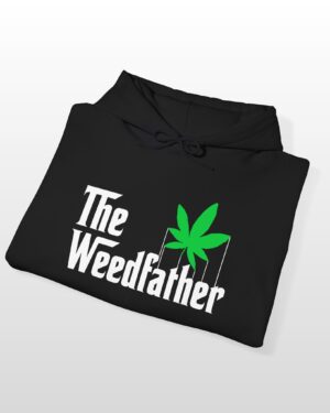 the weedfather 420 stoner hoodie