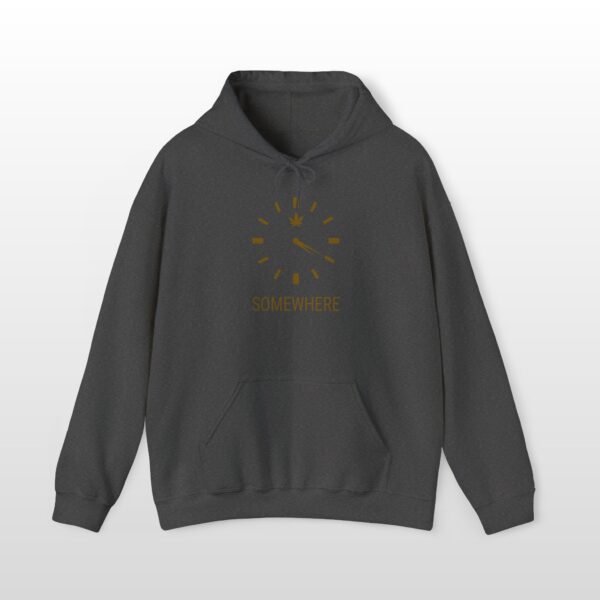 420 somewhere clock 420 stoner hoodie