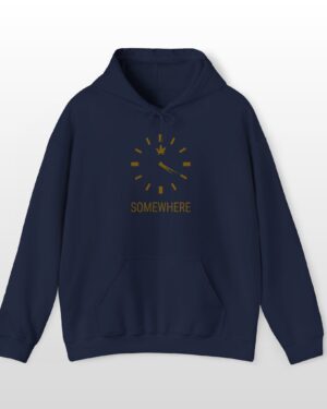 420 somewhere clock 420 stoner hoodie