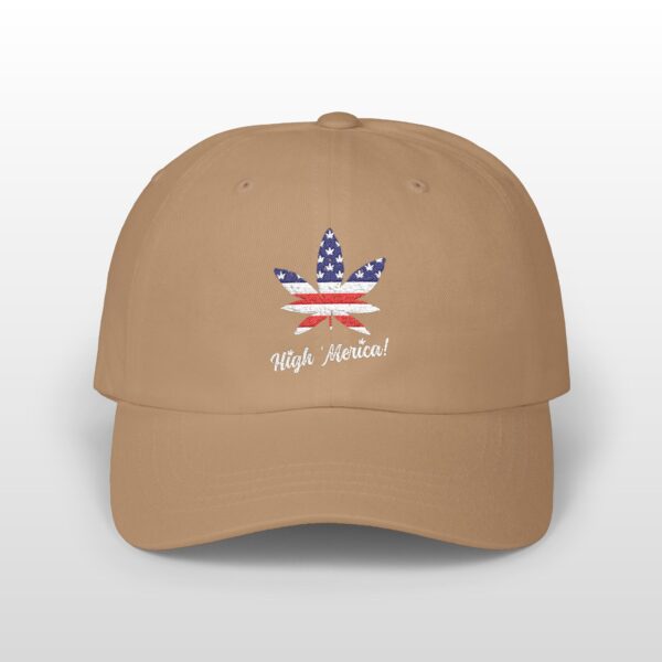 high 'merica! embroidered 420 dad hat