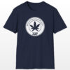 attitude adjustment program clear white badge 420 tee